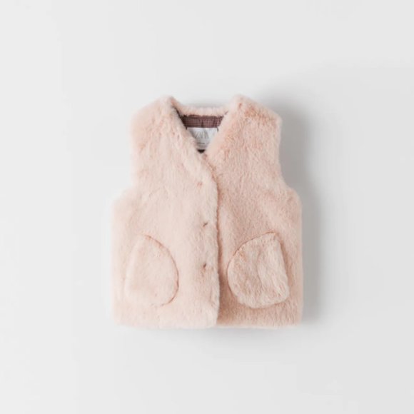 Zara Other - ZARA FAUX FUR VEST